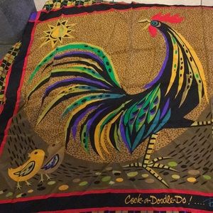 Bob Mackie 100% Silk Scarf